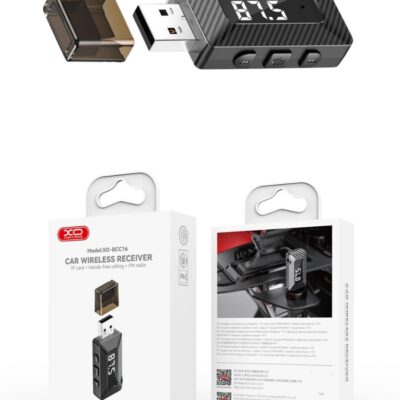 Трансмитер USB – XO BCC16 MP3 Wireless FM Transmitter – Bluetooth 5.3