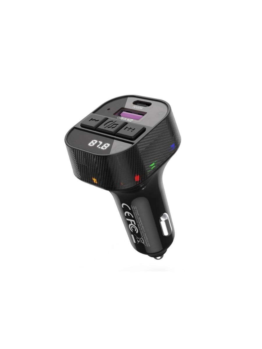 FM трансмитер XO BCC17 Bluetooth 5.3 – MP3,USB-C PD 30W