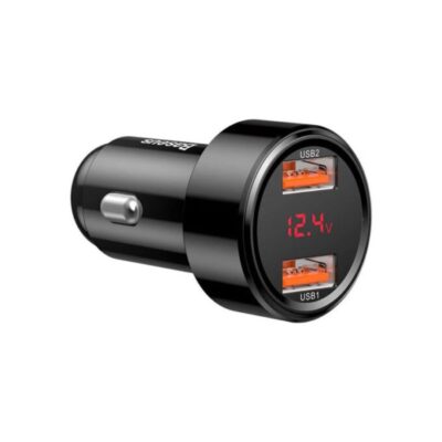 Зарядно за автомобил 12V BASEUS 45W, 2xUSB-A Magic Series