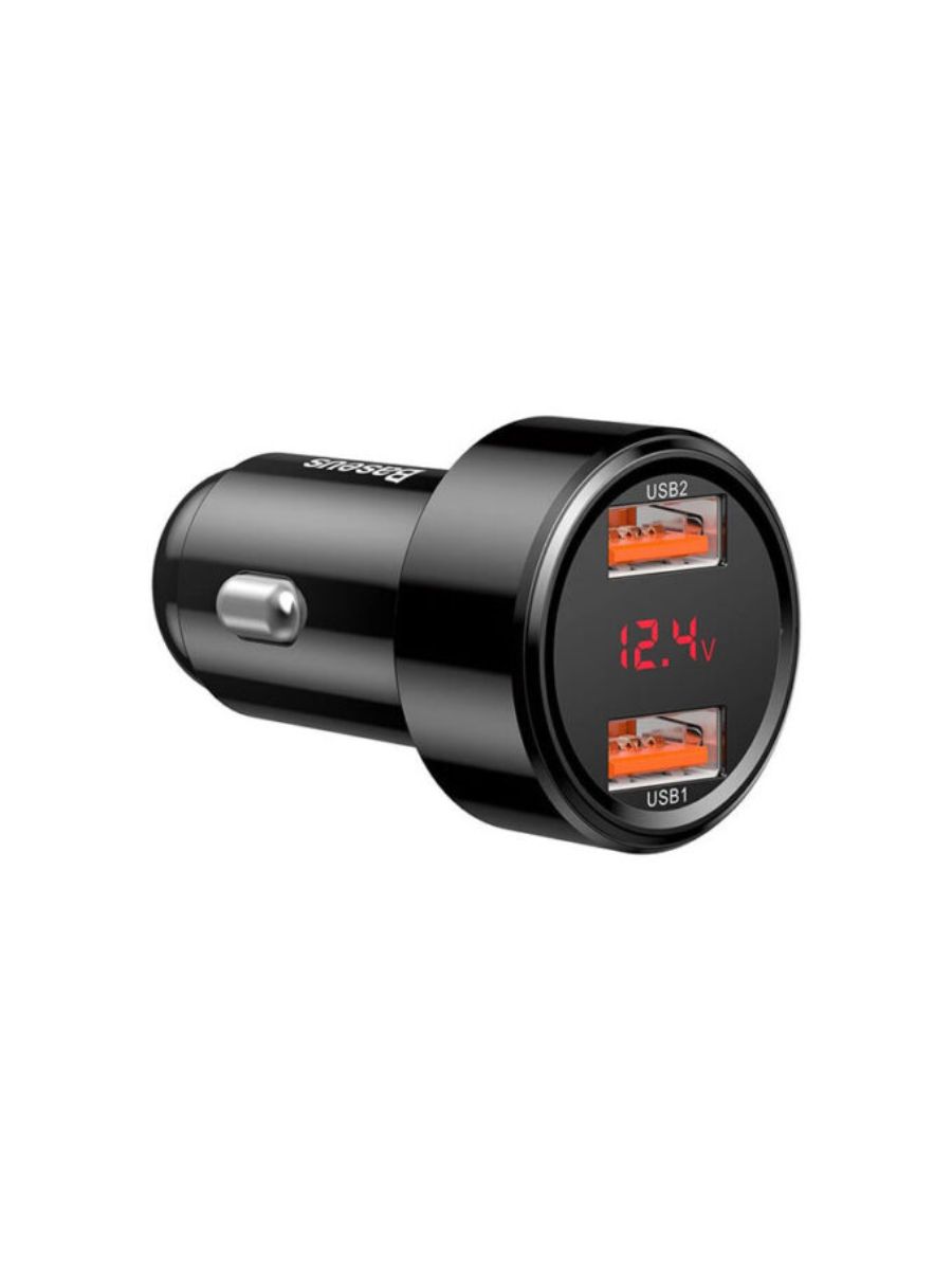 Зарядно за автомобил 12V BASEUS 45W, 2xUSB-A Magic Series - Image 2