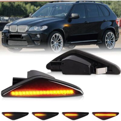 Динамични LED мигачи за BMW X3 F25/X5 E70/X6 E71 – Бягащи мигачи комплект (2 бр.)