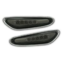 LED мигачи за BMW E46 (01-05) E60/X3 (2004-2009) – черни опушени