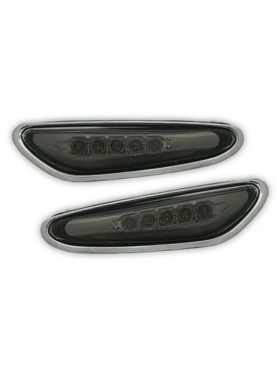 LED мигачи за BMW E46 (01-05) E60/X3 (2004-2009) – черни опушени
