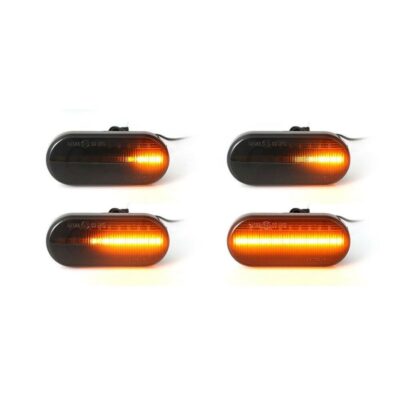 LED мигачи за калник Dacia Duster 1/Lodgy/ Dokker – опушени, динамични