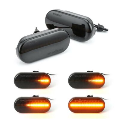 LED мигачи за калник Dacia Logan 2/Sandero 2/ Duster опушени
