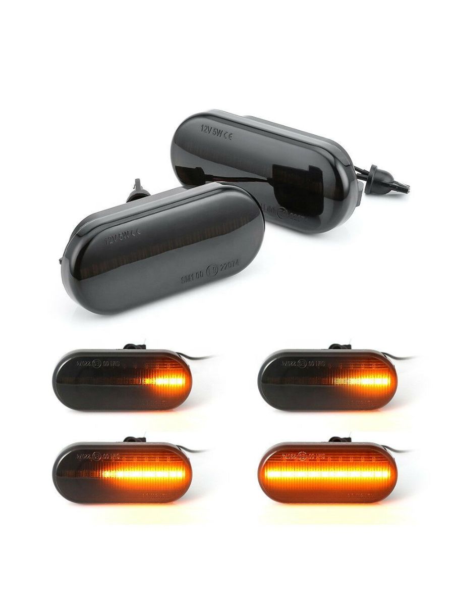LED мигачи за калник Dacia Logan 2/Sandero 2/ Duster опушени - Image 2