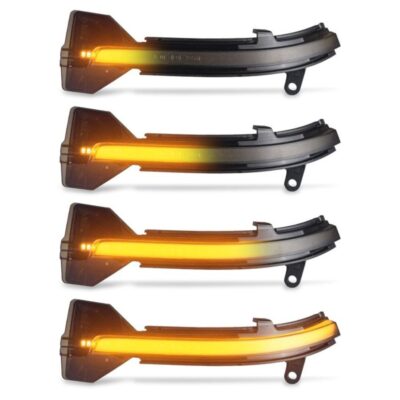LED мигачи за огледала BMW F10/F11/F07/F12/F13/ F01 – динамични, опушени