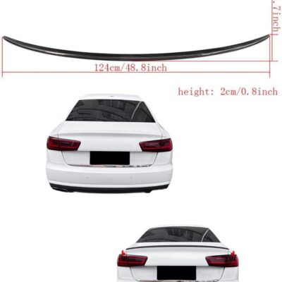 Лип Спойлер за Audi A6 C7 2012-2018 – SLIM дизайн за багажник