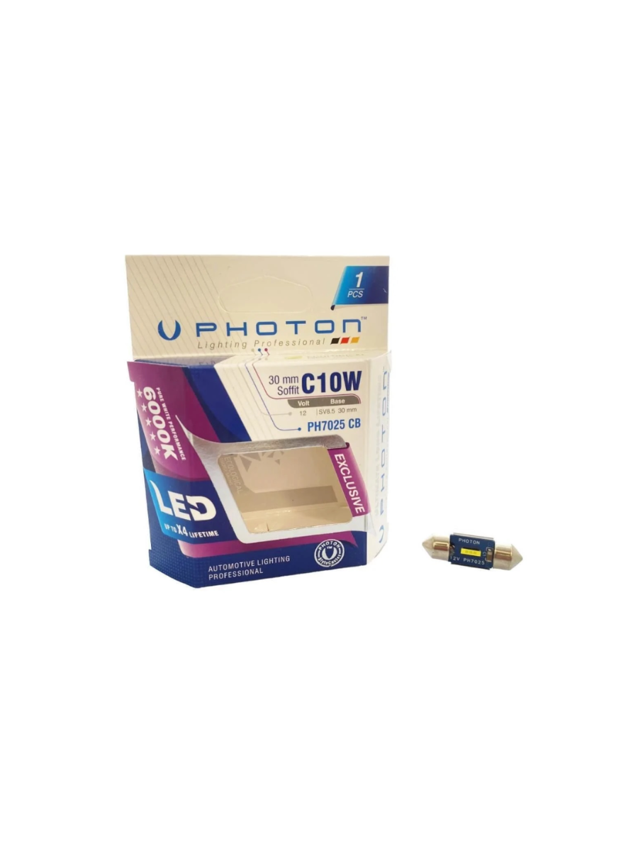 LED крушка C10W 30мм Photon