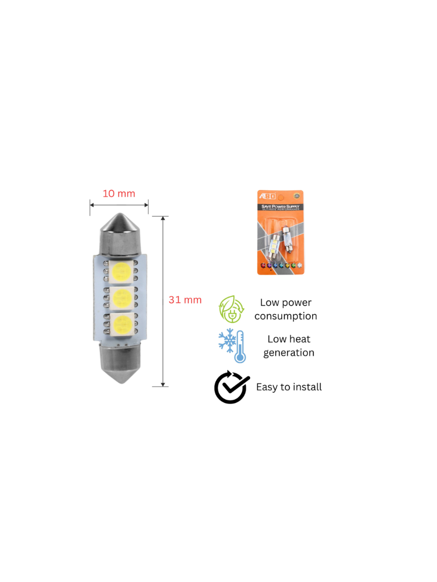 LED крушки C5W 31mm