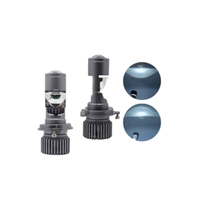 Комплект LED диодни крушки с лупа H4 12V – 24V 80W 12000LM за фарове Canbus без грешки 6000К-6500К къси/дълги