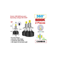 LED 360 H7 CANBUS