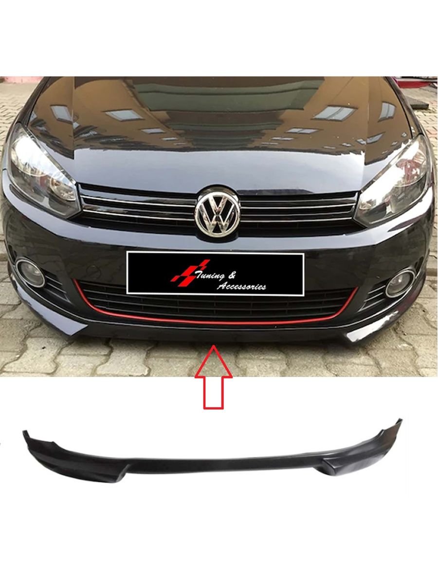 Лип Спойлер Преден за VW Golf 6 (MK6) №106