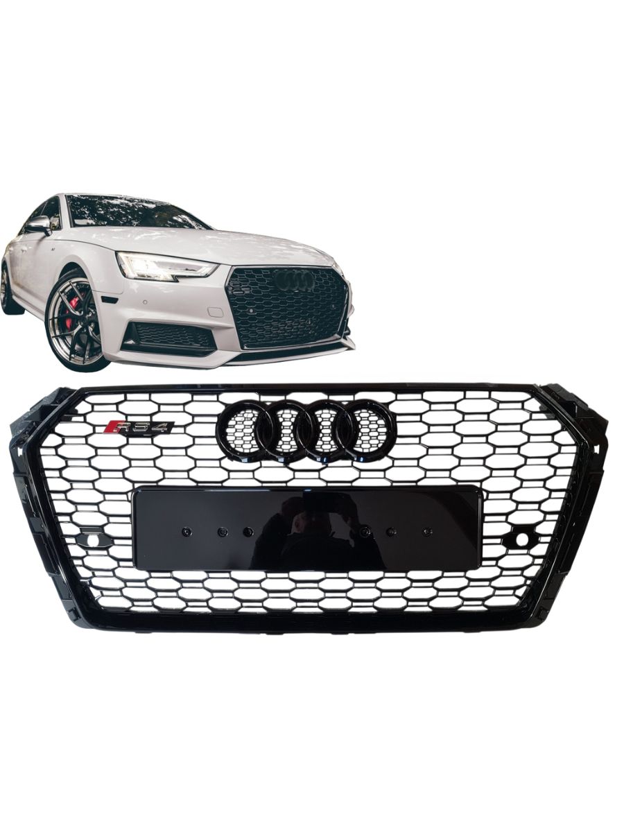 Предна решетка Audi A4 RS4 Style B8.5 2013-2016 пчелна пита