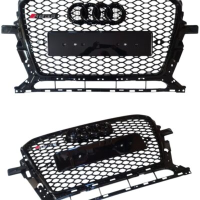 Предна решетка Audi Q5 RS Black 2013-2016 – Honeycomb Design