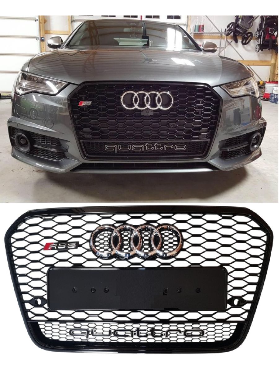 Предна решетка за Audi A6 C7 2013-2016 RS Style Quattro