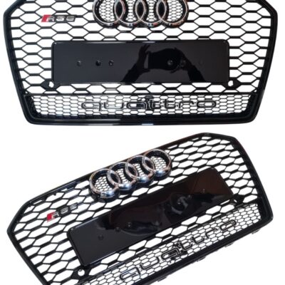 Предна решетка за Audi A6 RS C7.5 2016-2018 – RS6 Style Honeycomb Grill