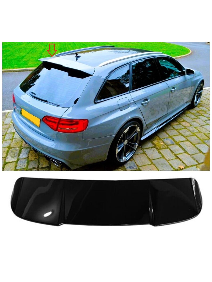 Спойлер за задно стъкло Audi A4 B8 Avant 2008-2015 Piano Black