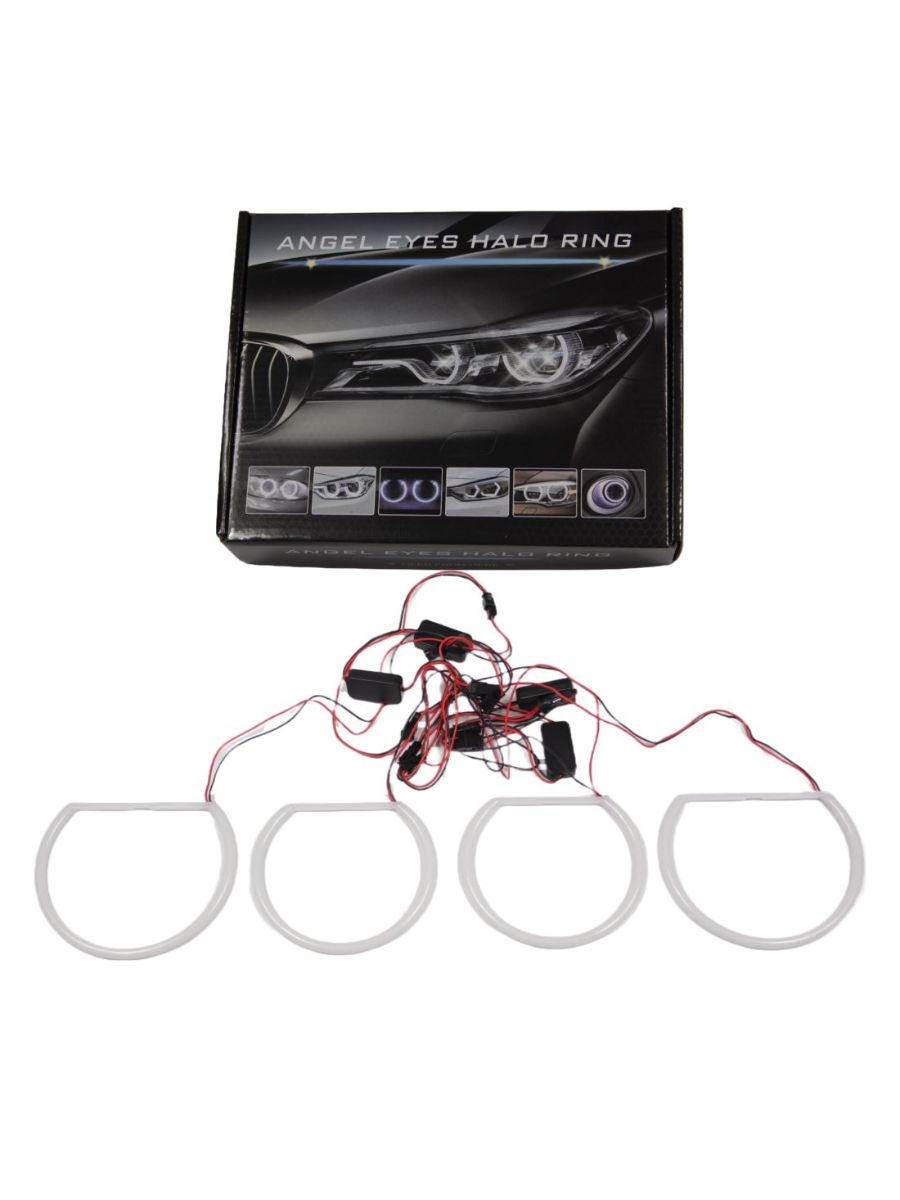 Ангелски очи Lightbar за BMW E46 Червени (1998-2005)