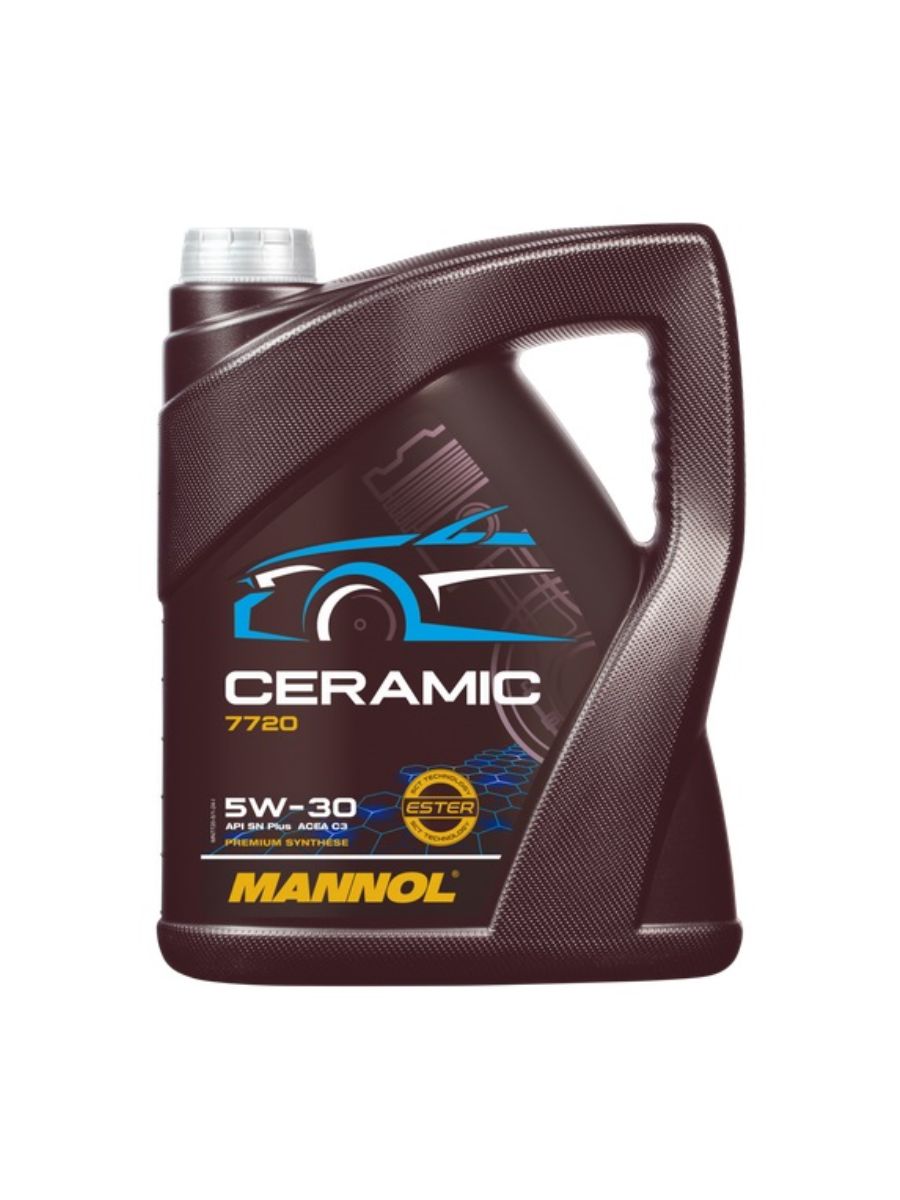 MANNOL Ceramic 5W-30 5L напълно синтетично моторно масло с керамична защита