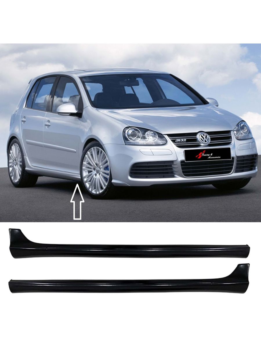 Тунинг прагове за VW Golf 5 (2003-2008) | Комплект ляв и десен
