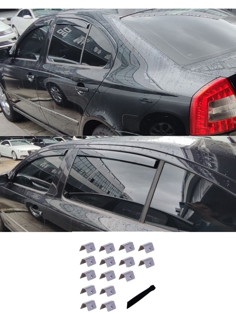 Ветробрани за Skoda Octavia II Sedan MK2 (2004-2013) - Предни и задни комплект 4бр